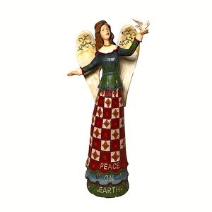 St. Nicholas Square 2009 Winterland Collection Peace On Earth Angel Figurine